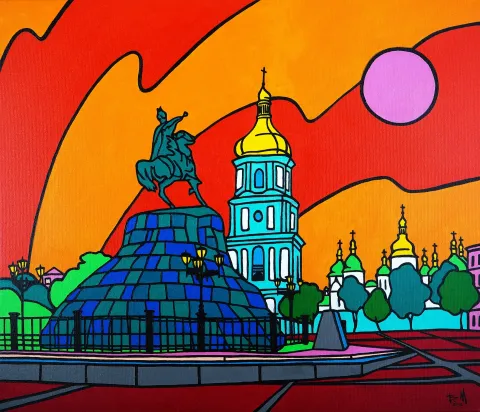 Вадим Михальчук. Київ. Софіївська площа